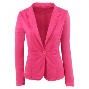 Women Outwear Coat Fashion Female Tops Candy Color Cardigan Top Slim-cut Coat